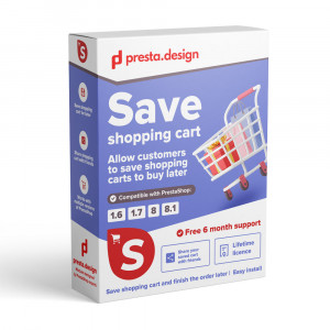 Save and share cart module Save and share cart module