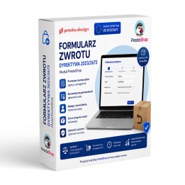 Formularz zwrotu – dyrektywa 2023/2673 – moduł PrestaShop