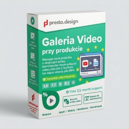 Video nella galleria prodotto PrestaShop – YouTube e file video