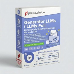 Generatore llms.txt per PrestaShop – SEO e GEO per l'IA