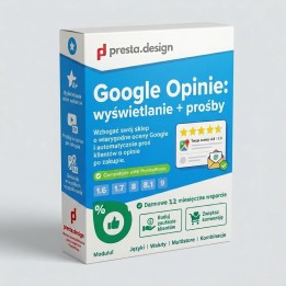 Recensioni Google – voti e richieste di recensione in PrestaShop