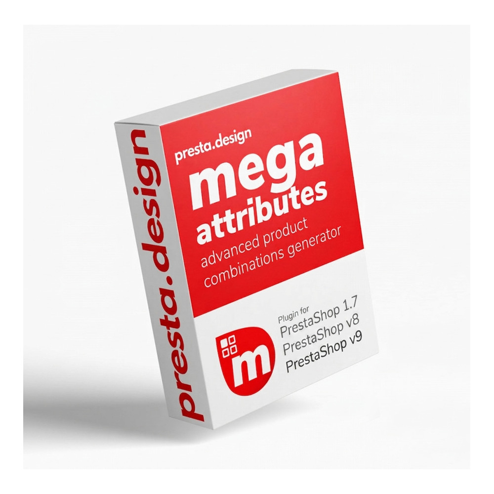 MEGA Prestashop Attributes. Advanced product combinations generator MEGA Prestashop Attributes. Advanced product combinations generator