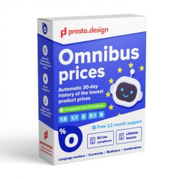 Moduł Omnibus PrestaShop – historia najniższej ceny z 30 dni