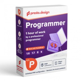 Programador PrestaShop 1 h – reparaciones, cambios, consultoría