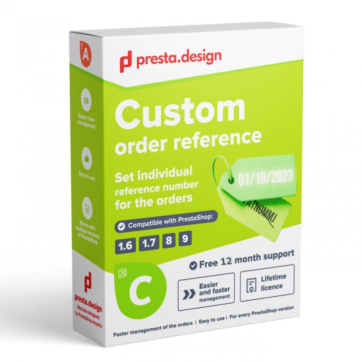 Order reference numbering – PrestaShop module