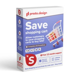 Moduł PrestaShop zapis i udostępnianie koszyka