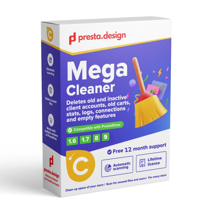Mega Cleaner – PrestaShop database cleaning module