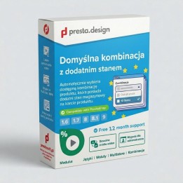 Déclinaison par défaut avec stock positif – module PrestaShop