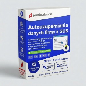 Company Data Autocomplete from the GUS Register by VAT ID - PrestaShop Company Data Autocomplete from the GUS Register by VAT ID - PrestaShop