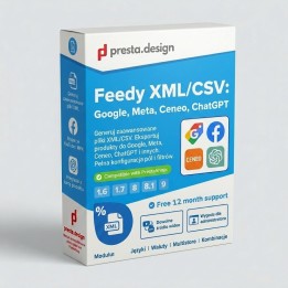 Feedy XML - Generator plików XML/CSV: Google, Meta, Ceneo, ChatGPT dla PrestaShop