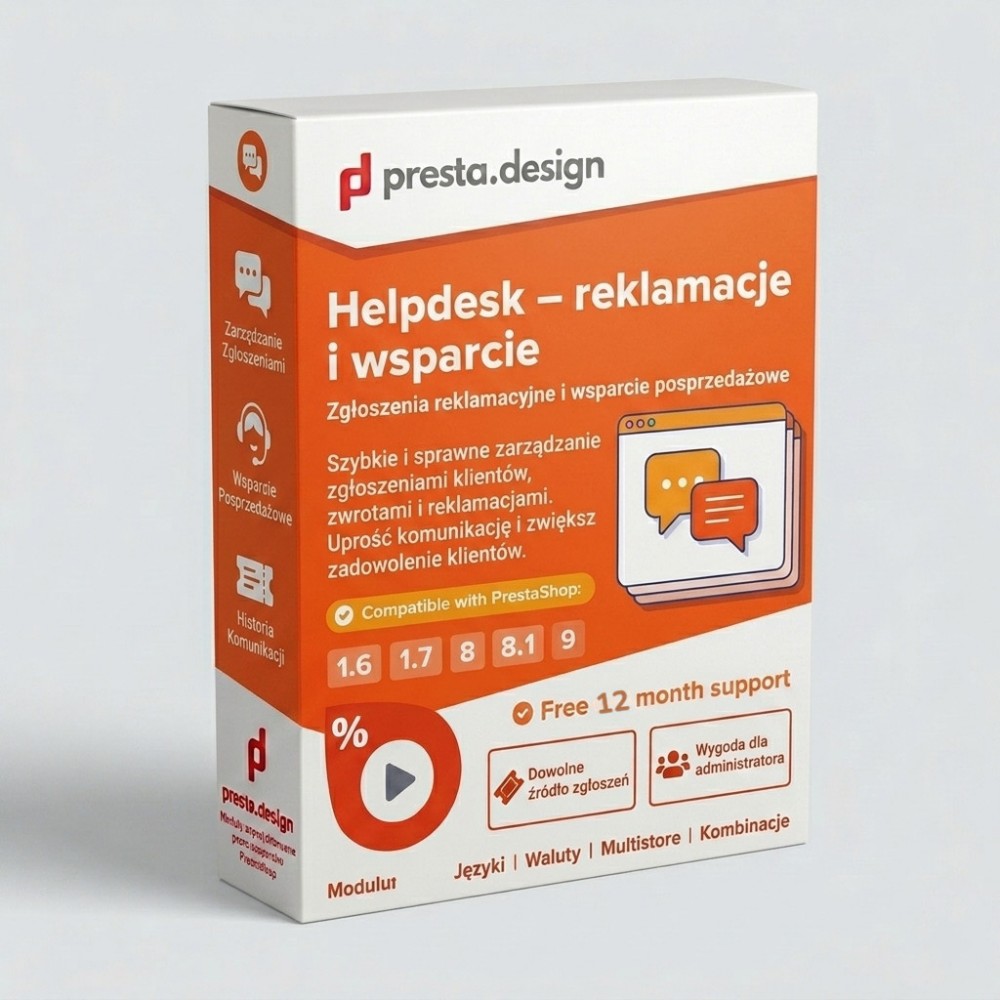 Helpdesk - Complaints and After-Sales Support for PrestaShop Helpdesk - Complaints and After-Sales Support for PrestaShop