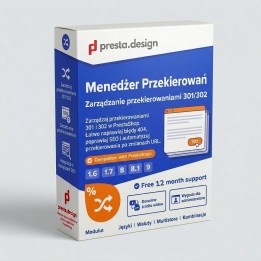 Menedżer przekierowań PrestaShop - Zarządzanie przekierowaniami 301/302