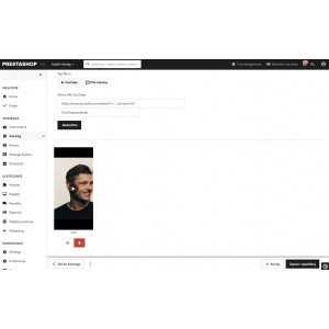 Filmy w galerii produktu PrestaShop - wideo YouTube i lokalne pliki wideo na stronie produktu Filmy w galerii produktu PrestaShop - wideo YouTube i lokalne pliki wideo na stronie produktu