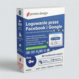 Logowanie przez Facebook i Google - Social Login PrestaShop
