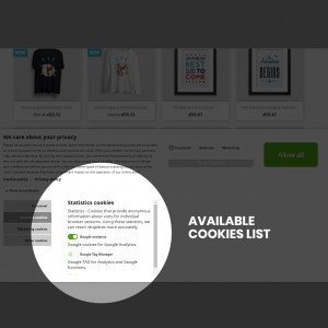 Moduł blokada Cookies Prestashop Consent Mode v2 RODO Moduł blokada Cookies Prestashop Consent Mode v2 RODO